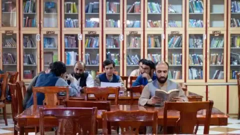 The governing authority ban textbooks authored by women writers from Afghanistan's colleges