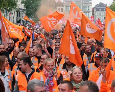 Nationwide Strike Demonstrations Sees Vast Numbers Taking to the Streets In France